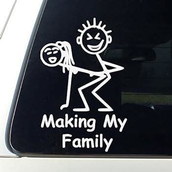 Amazon.com: Customize Right Making My Family Funny Stick Figure Family ...