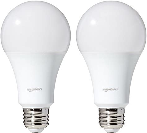 AmazonBasics 100 Watt Equivalent, Daylight, Non-Dimmable, A21 LED Light ...