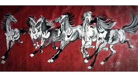 7 Horses Painting Meaning and Benefits