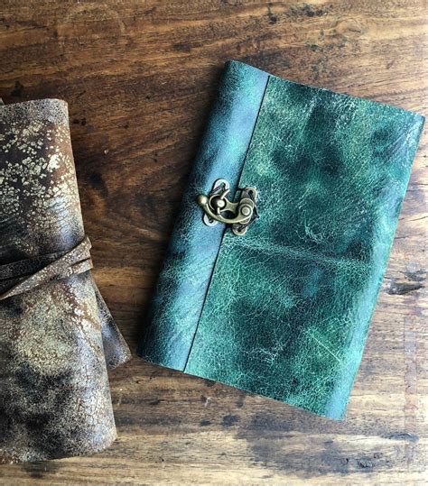 Refillable Leather Journal / Distressed Leather Notebook / Leather ...