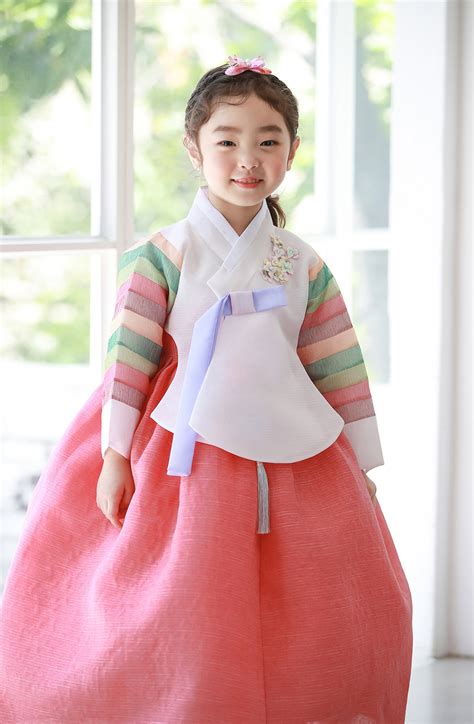 Hanbok Dress Girls Baby Korea Traditional Clothing Kids | Etsy