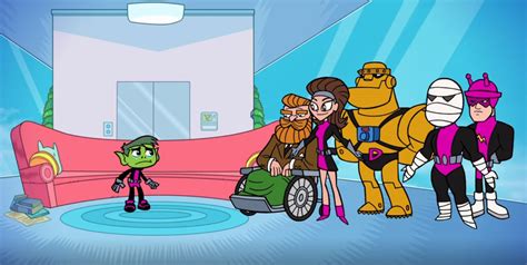 Beast Boy visits his Doom Patrol family in TEEN TITANS GO!