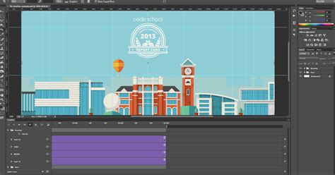 Amazing Timeline Animation Photoshop Roadmap Free Powerpoint Template