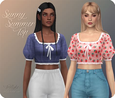 Sims 4 Trendy Clothing Cc