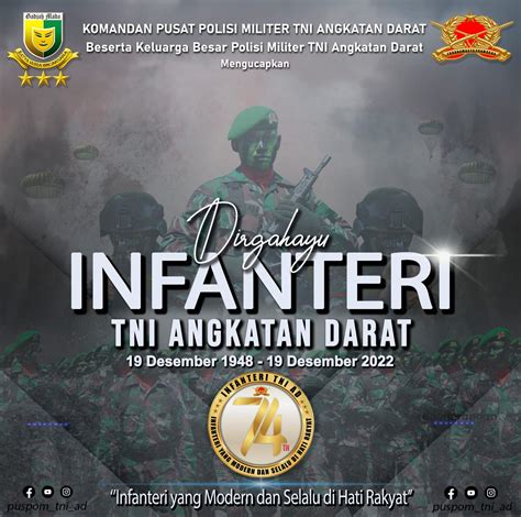 Dirgahayu Korps Infanteri Tni Ad Pusat Polisi Militer Tni Ad | Porn Sex ...