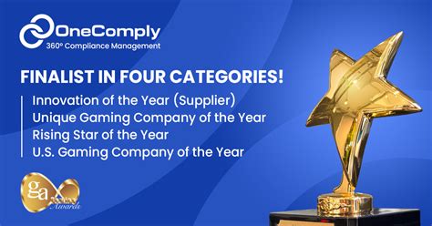 OneComply Named a Finalist in Four International Gaming Awards ...