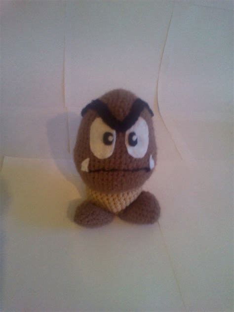 Crocheted Goomba Plush Toy