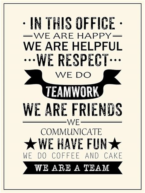 Inspirational Quotes We are A Team Posters Prints Motivational Motto ...