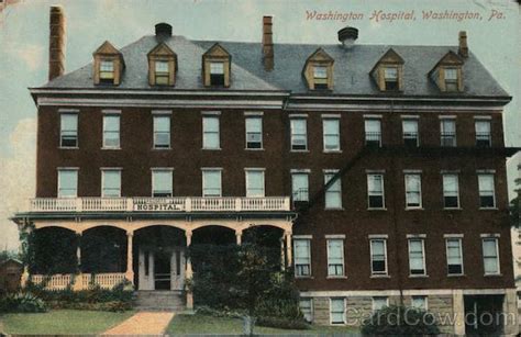 Washington Hospital Pennsylvania Postcard