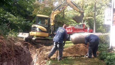 Propane Tank Installation - 500 Gallon In-Ground Tank - YouTube