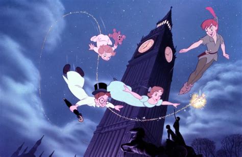 Peter Pan flying round big Ben | The Disney Blog