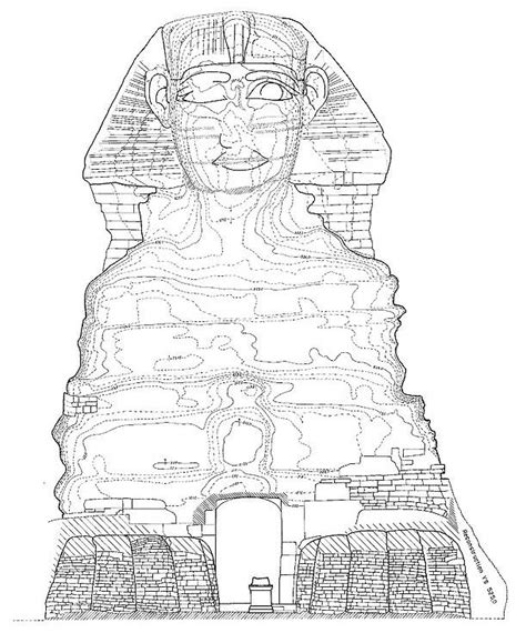 Great Sphinx Of Giza - Drawing Skill