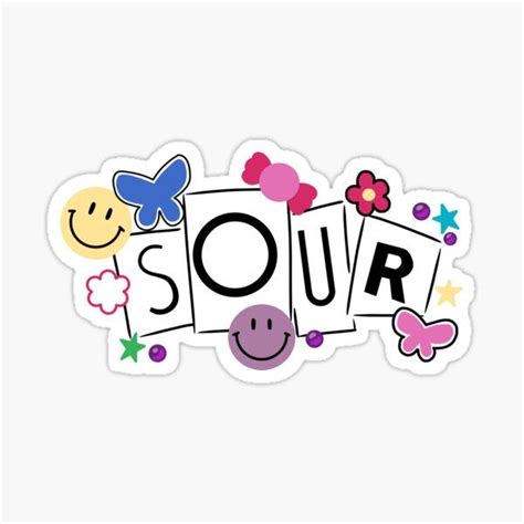 Olivia Rodrigo Sour Stikers En 2021 Imprimibles Lettering Pegatinas ...