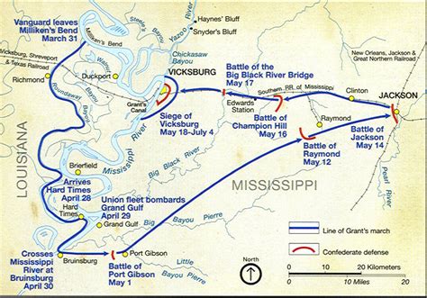 Vicksburg map 4th of July - One Man's World