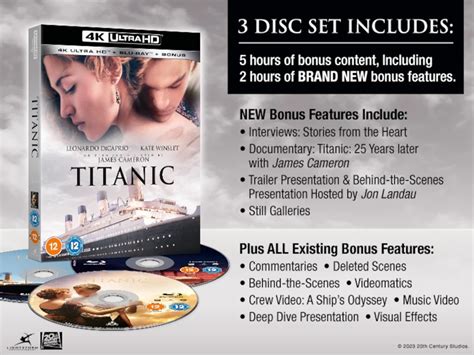 Slipcover - Titanic (4K + Blu-ray Slipcover) [UK] | Hi-Def Ninja - Pop ...