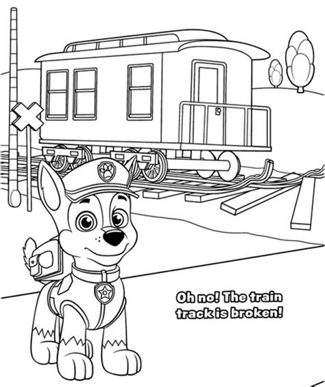 Chase Paw Patrol 17 Coloring Page - Free Printable Coloring Pages for Kids