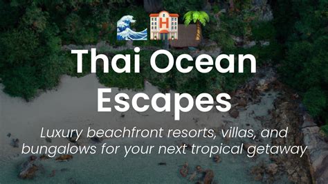 Experience Thailand's Stunning Ocean View Accommodations!