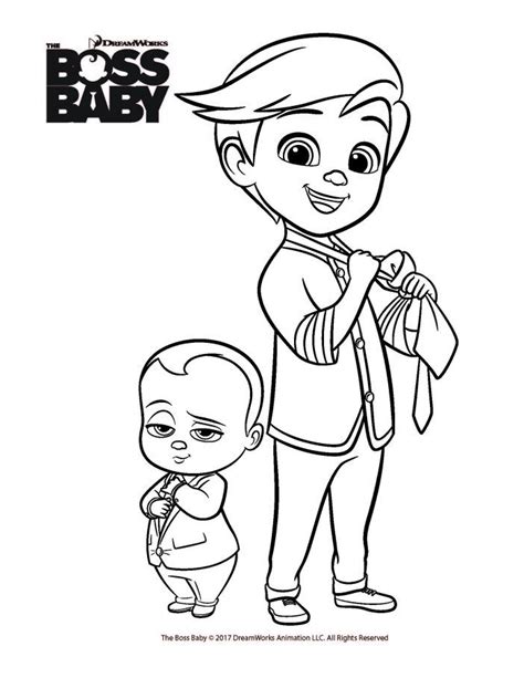 Boss baby printables free coloring printables for the boss baby – Artofit