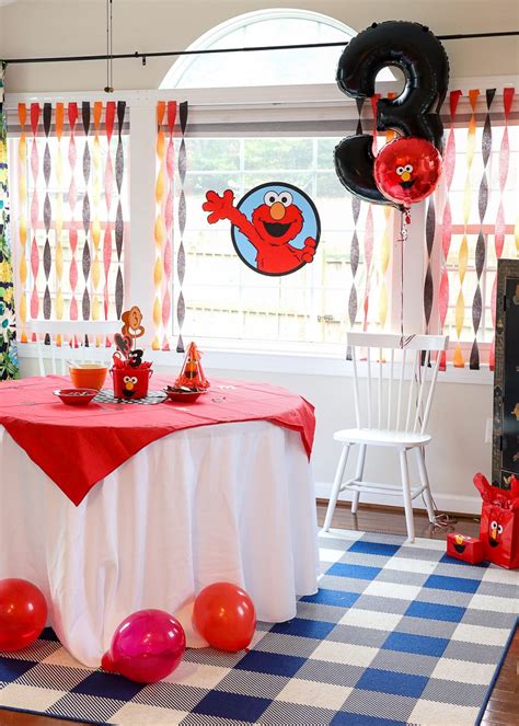 Easy Elmo Birthday Party Ideas - The Homes I Have Made