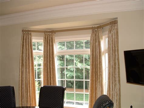 custom curtain rods for bay windows - Leonarda Farrow