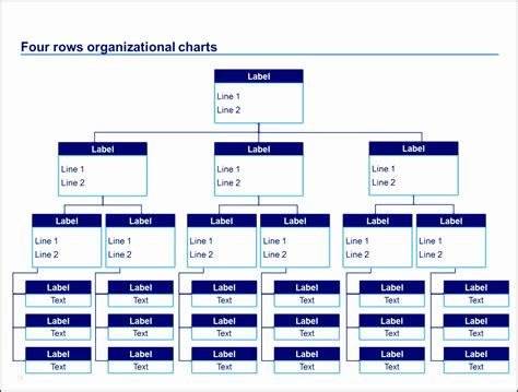 Editable Org Chart Template