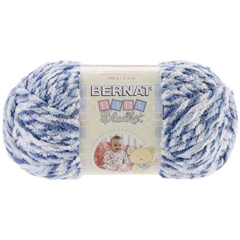 Bernat Baby Blanket Yarn Color= Blue Twist from TheKnittingGnomeVT on ...