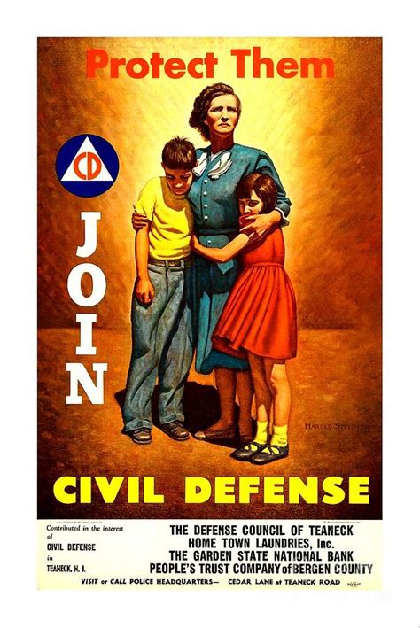 1942 Civil Defense Poster II Painting by Peter Ogden Gallery