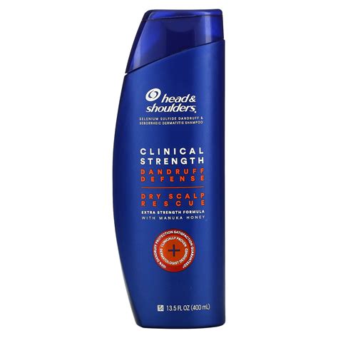 Head & Shoulders, Clinical Strength, Dandruff Defense Shampoo, Dry ...