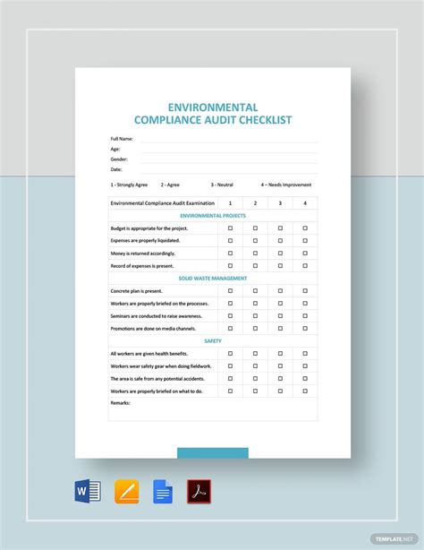 FREE Audit Checklist Templates & Examples - Edit Online & Download ...