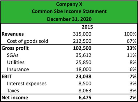 What is a Common Size Income Statement? - Definition | Meaning | Example