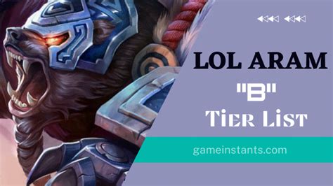 LoL ARAM Tier List Best Champs (2024) - Gameinstants