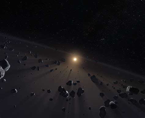 astronomyblog: Asteroid belt The asteroid... - in severed light // k