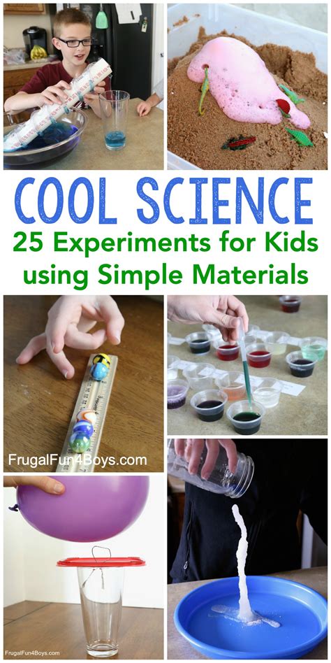 Cool Science Experiments for Kids - Frugal Fun For Boys and Girls