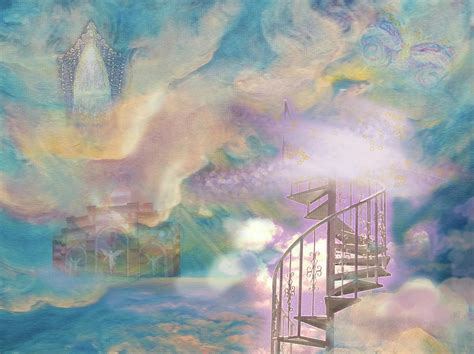 Stairway To Heaven Painting by Anne Cameron Cutri