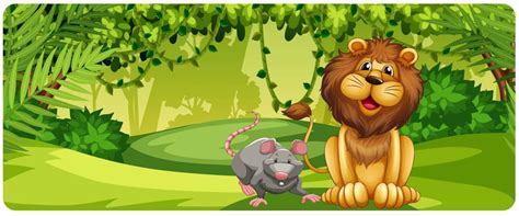 The Lion and The Mouse - Famous Moral Story for Kids