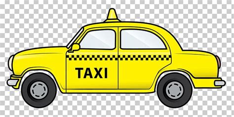 Yellow Taxi Cab Drawing