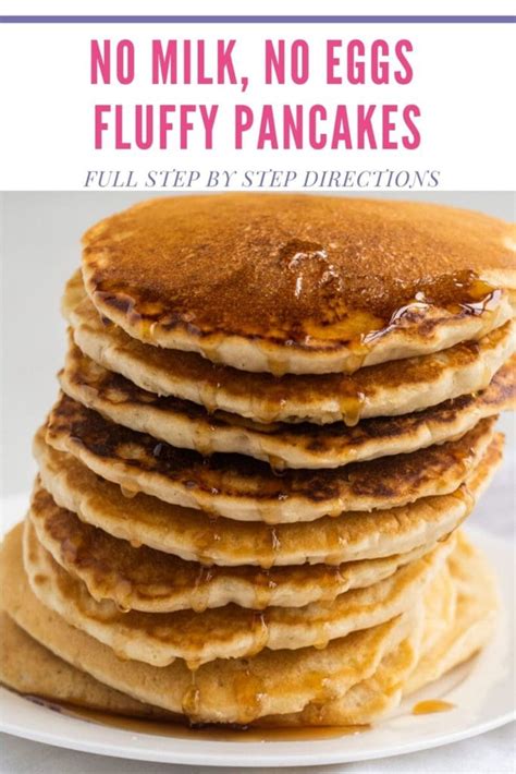 No Milk No Eggs Pancakes - Brooklyn Farm Girl