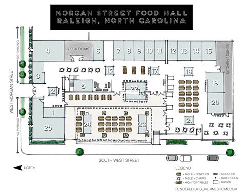 Detailed List of the Vendors at Morgan Street Food Hall in Raleigh