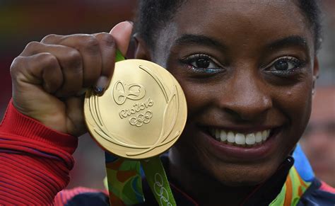 Simone Biles Wins The All-Around Gold Medal & She's On Her Way To ...