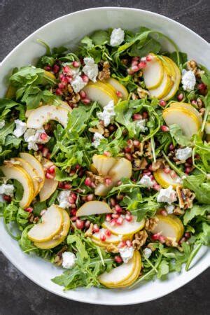 Pear and Walnut Salad Recipe (15 Minute) - Momsdish