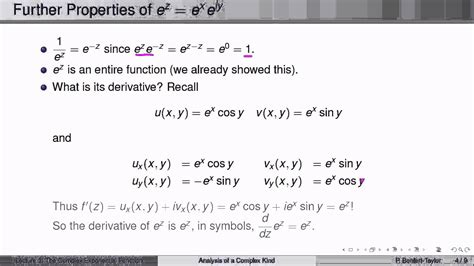 Week3Lecture3: The complex exponential function - YouTube