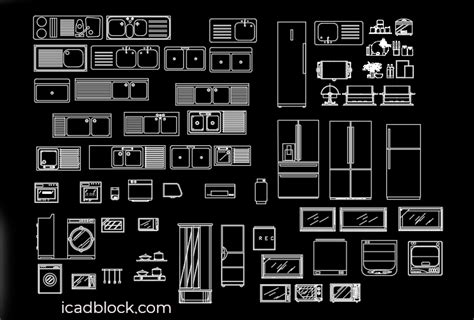 Kitchen Cad Blocks Floor Plan | Besto Blog