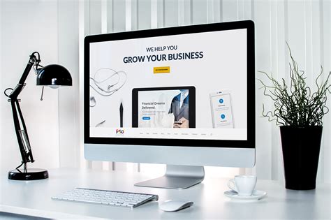 Professional Business Website Template Free PSD | PSD Graphics