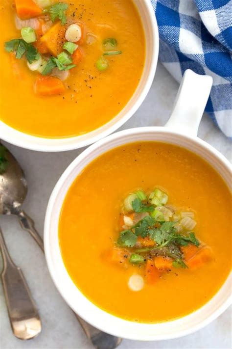 Carrot Ginger Soup Recipe - The Harvest Kitchen