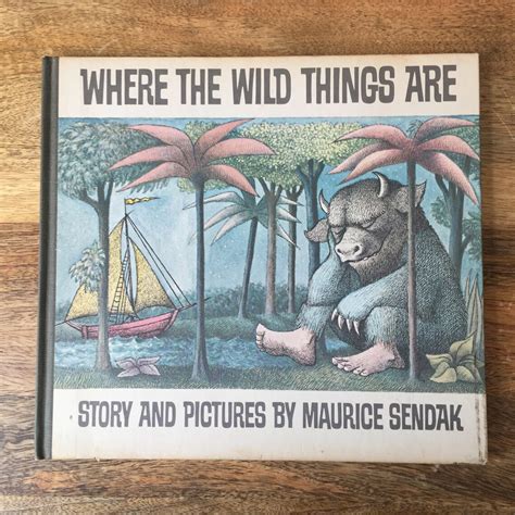 Where the Wild Things Are Rare Book First Edition Maurice Sendak 1963 ...