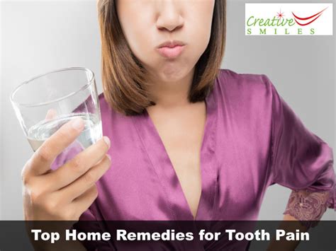 7 Best home remedies for toothache - Creative Smiles