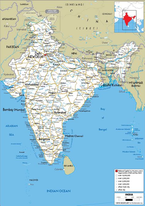 India Map With Roads - Get Latest Map Update