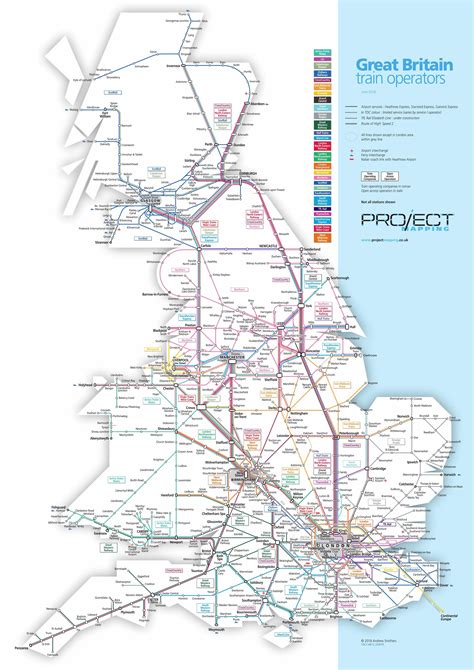 National Rail Map | Train map, National rail, National rail map