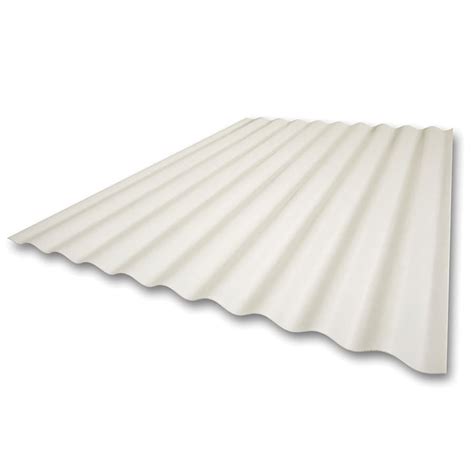 Sequentia 2.166-ft x 12-ft Corrugated Polycarbonate Plastic Roof Panel ...