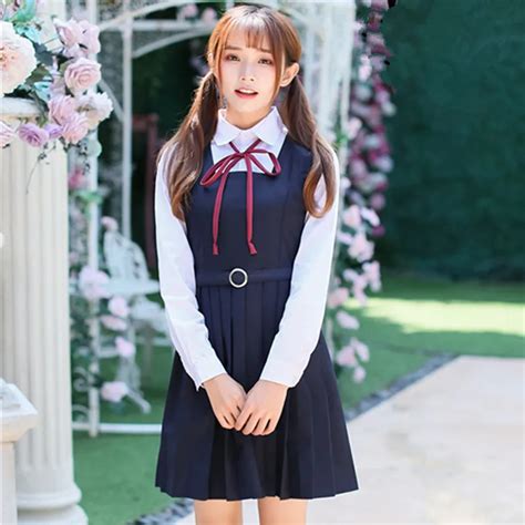 Girl In School Dress